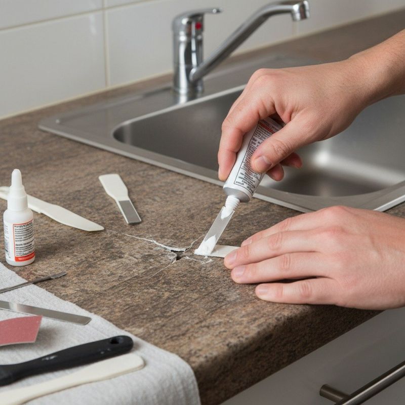 Chipped Sink Repair